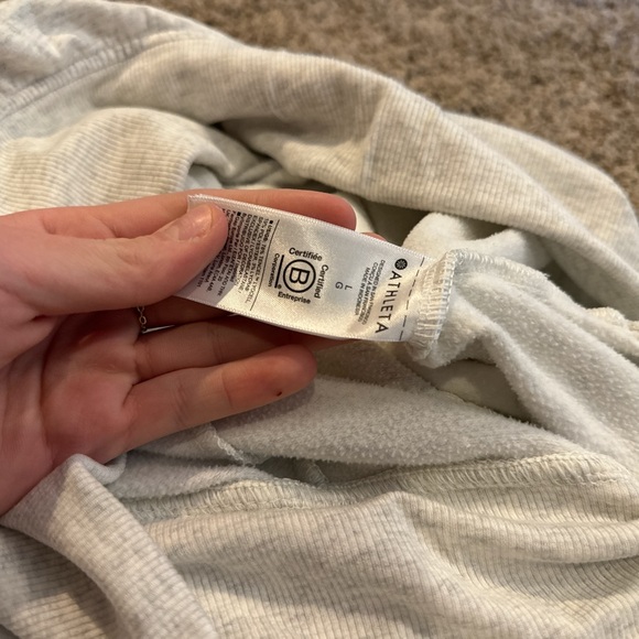 Athleta Light Gray Joggers - Picture 2 of 2